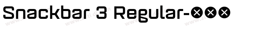 Snackbar 3 Regular字体转换